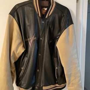 Harley-Davidson varsity leather jacket